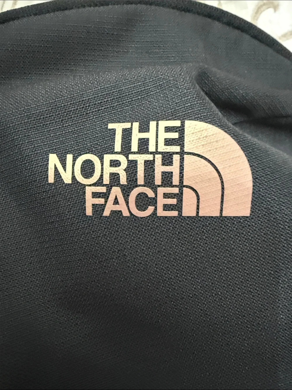 NWT The North Face Isabella Sling Bag Black Rose Gold